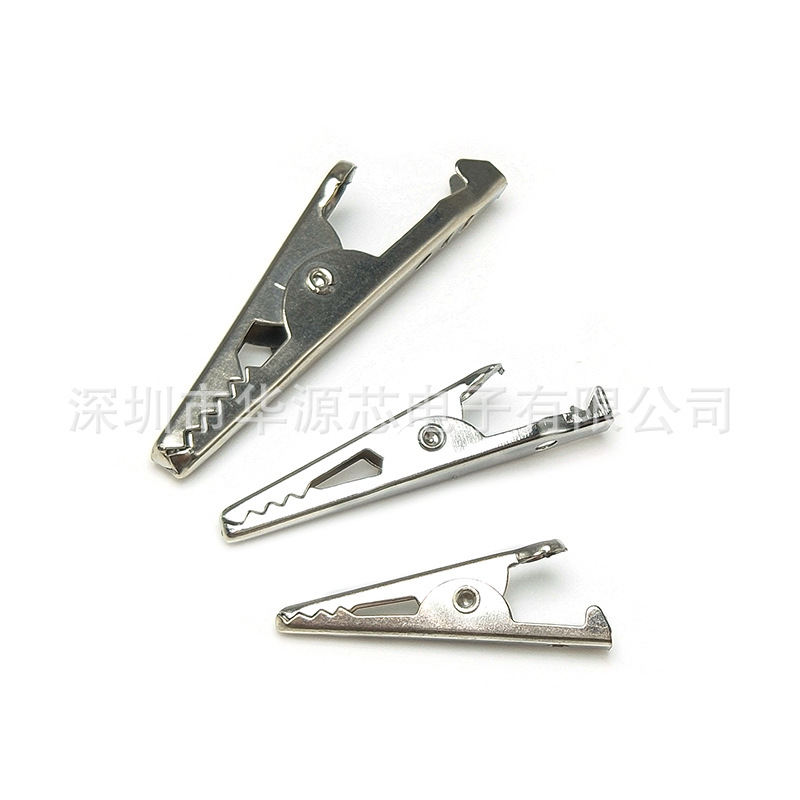 Alligator Clip Electric Clip Jacking Clip Electric Wire Small Power Clip Battery Clip Experimental Clip Test Clip small size Medium Large