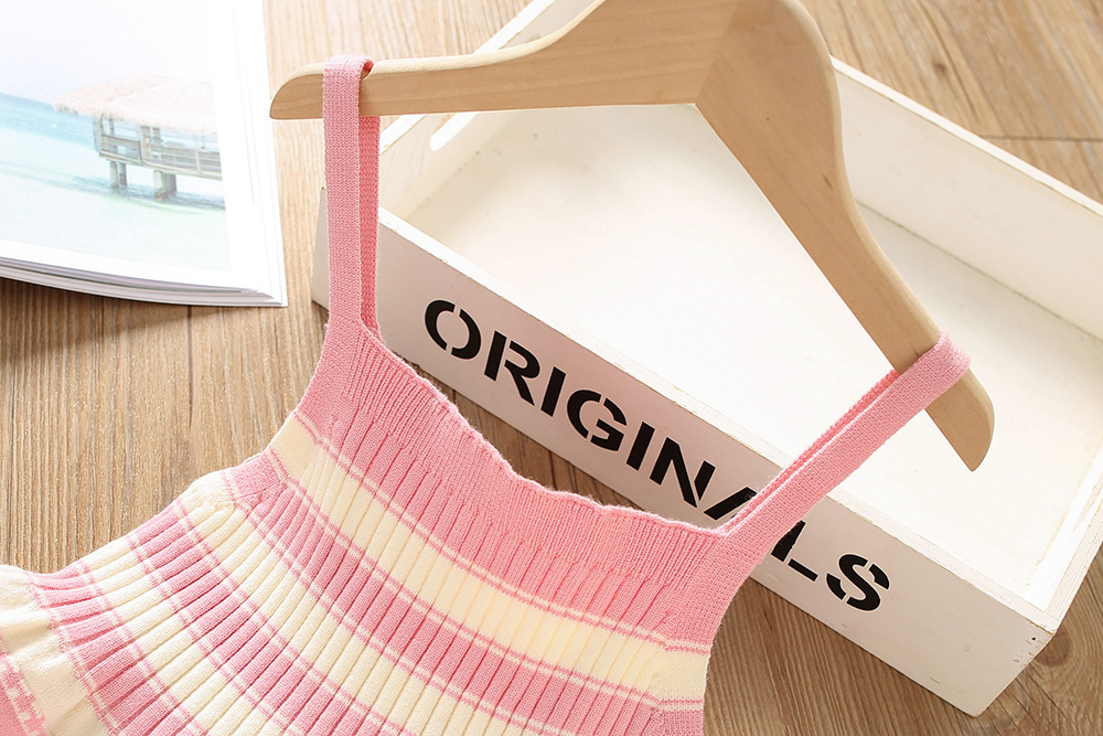 Pull Se Skir pour filles, robe suspendue, Cardigan tricoté, à la mode, deux pièces, nouvelle collection automne/hiver 2022_voghion.com