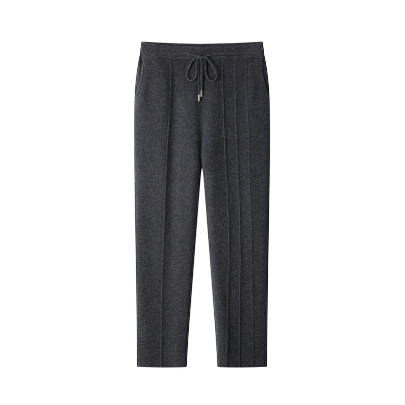 Old Money style, straight-leg trousers for men, 100% Australian wool, 2026 autumn/winter new collection, thickened and warm, suitable for cross-border sales