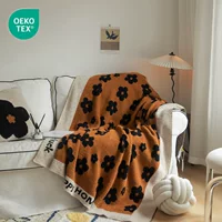 Свежий стиль в Корейском стиле пасторальный цветок утолщенное одеяло диван для гостиной офисный сон многофункциональное одеяло