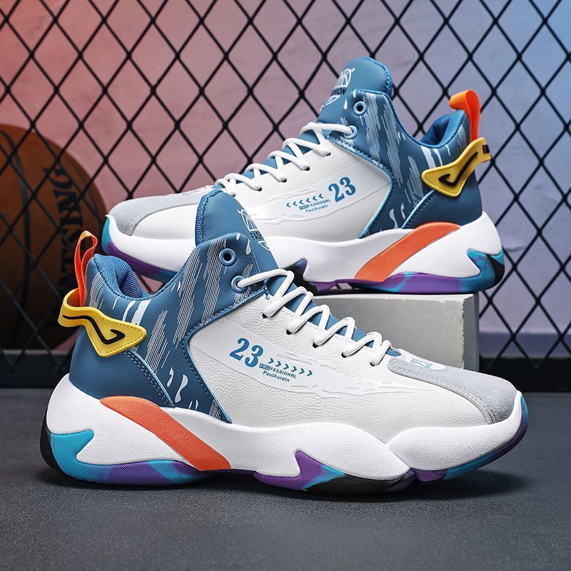 High-top shoes men's foreign trade four seasons new basketball shoes trend students running men's shoes casual shoes men's sneaker High-top shoes men's foreign trade four seasons new basketball shoes trend students running men's shoes casual shoes men's sneaker