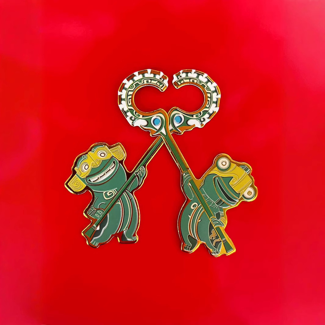 Nezha's Devil Boy Naohai Series Encantamiento periférico Bestia Imán de refrigerador Colección magnética Adhesivo exquisito conmemorativo Pegatinas de alto valor