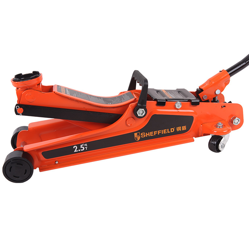 SHEFFIELD/escudo de acero S160023 gato hidráulico bajo horizontal 2.5T tipo ultrafino portátil