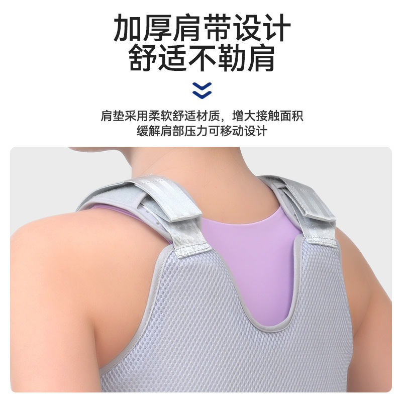 胸腰椎固定装具、腰椎骨折術後用サポーター、成人用胸椎矯正装具、通気性と圧迫性を備えた腰椎サポートベルト|undefined