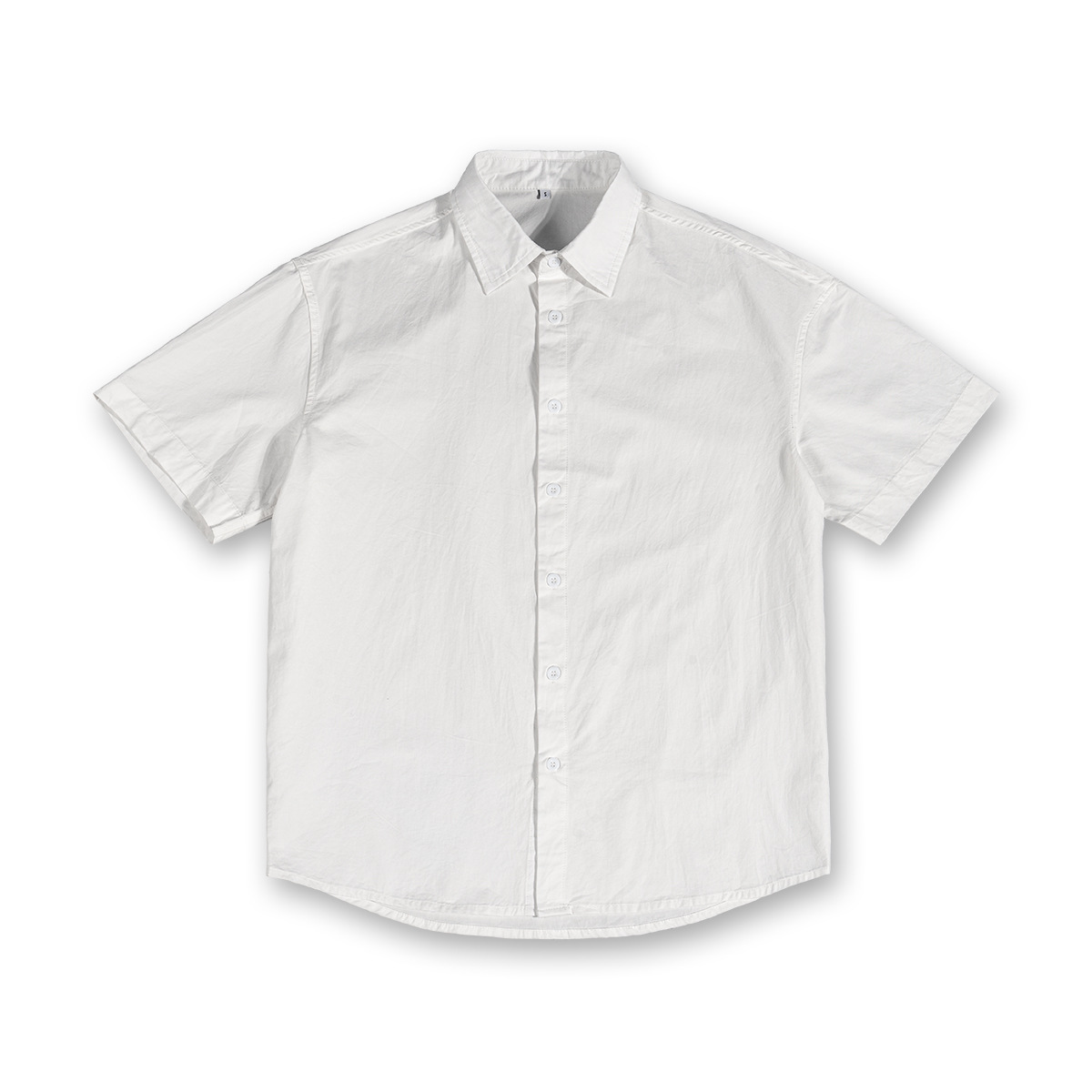 ETAI Hombre| Verano exterior ligero suelto camisa de manga corta hombre de color sólido marca de moda camisa casual de algodón