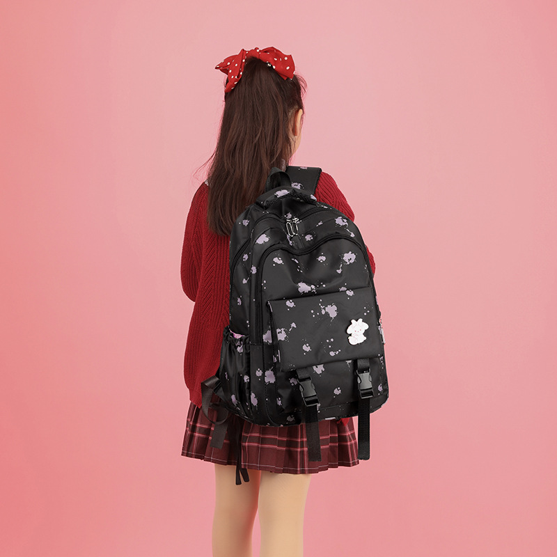 Nuevas mochilas para estudiantes de primaria 2 - 5 grados de dibujos animados coreanos de gran capacidad mochilas escolares de chicas de estilo universitario