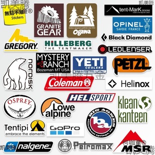 Outdoor Camping Trendy Travel Stickers Personalized Adventure Skateboard Backpack Helmet Motorcycle Decoration Computer Metabo