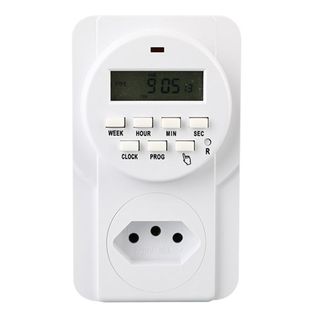 Chuangguan Brazil standard 7-day timer timer socket kitchen switch socket electronic timer wholesale
