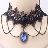 Accessory, choker, necklace, retro chain for key bag , Gothic