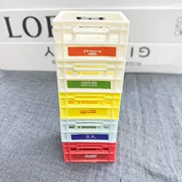 Миниатюрная еда Играть Коробка для напитков Пивная корзина Корзина для хранения Моделирование Настольный мини-кукольный домик Аксессуары Реквизит для стрельбы Модель
