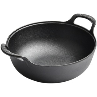 Cast Iron Pot Stew Pot Household Uncoated Non-Stick Old-Fashioned Cast Iron Hanging Thickeneded Soup Pot Manufacturer Japanese Pot Yuanbao Pot