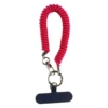 Mobile phone, red strap