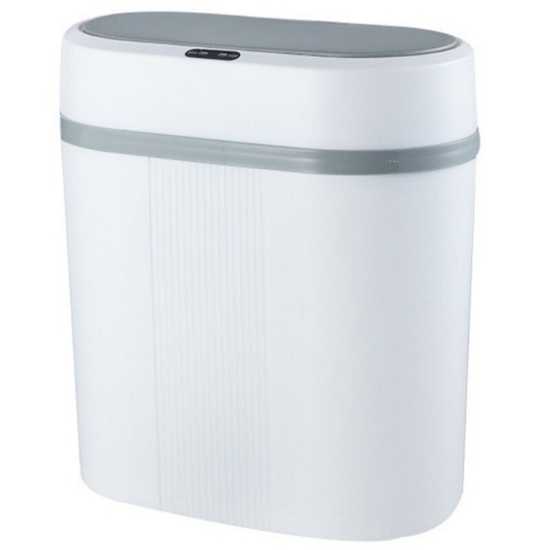 Automatic motion sensor trash can slender bathroom bedroom kitchen office powder room craft room college