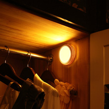 創意節能LED智能人體感應燈光控吸頂小夜燈樓道衣櫃床頭燈