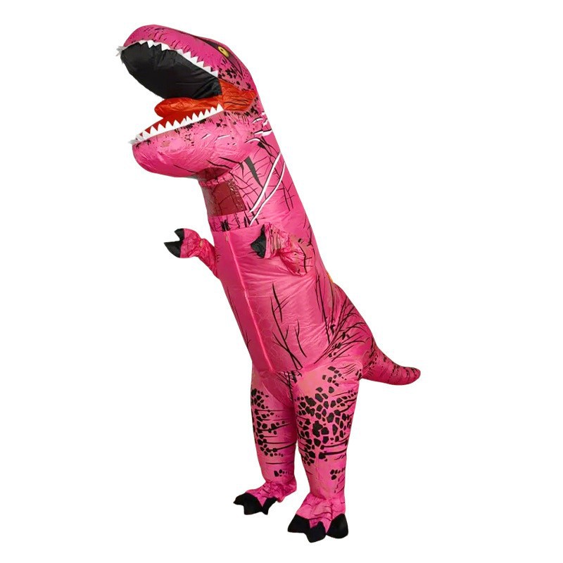 Disfraz Inflable de Tiranosaurio Rex, Accesorios para Fiestas de Disfraces de Halloween, Disfraz de Dinosaurio para Adultos y Niños