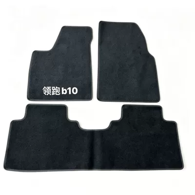 Car Floor Mats, Modelə uyğun ayaqaltı - black-velvet-zero-running-b10