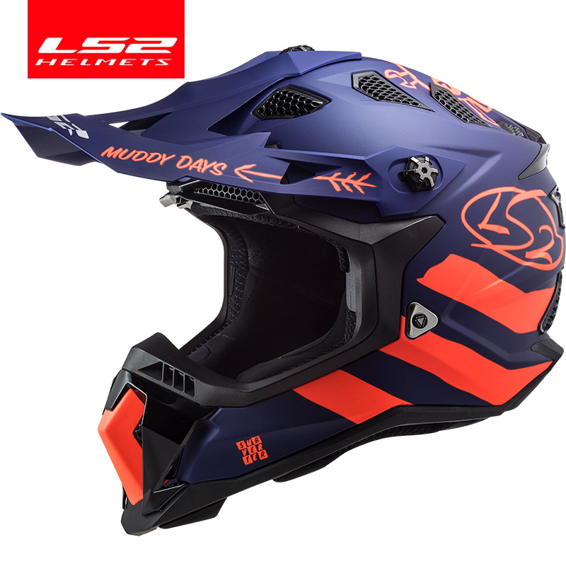 Lin Dao profesional motocicleta Four Seasons casco completo MX700 ls2 off-road casco de la motocicleta tire casco montaña cuesta abajo sitio