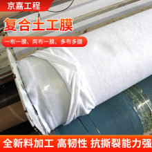 厂家复合土工膜两布一膜人工湖垃圾填埋场蓄水池防水防渗复合膜