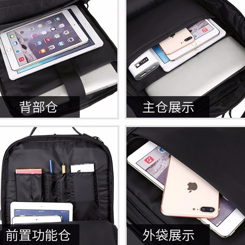 Емкий универсальный backpack для отдыха, ноутбук, деловая версия