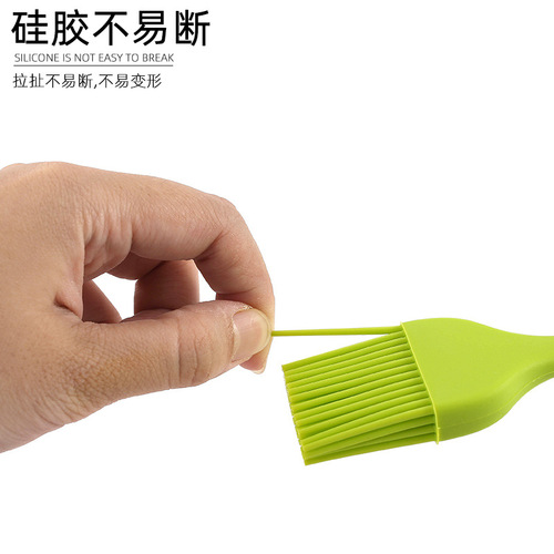 Wholesale Silicone Oil Brushes BBQ Brushes Kitchen Tools All-in-One Silicone Brushes BBQ Brushes Simple Multicolor