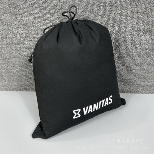 Factory Direct supply drawstring drawstring bag LOGO pattern cotton cloth storage bag clothing shoes packaging bag wholesale