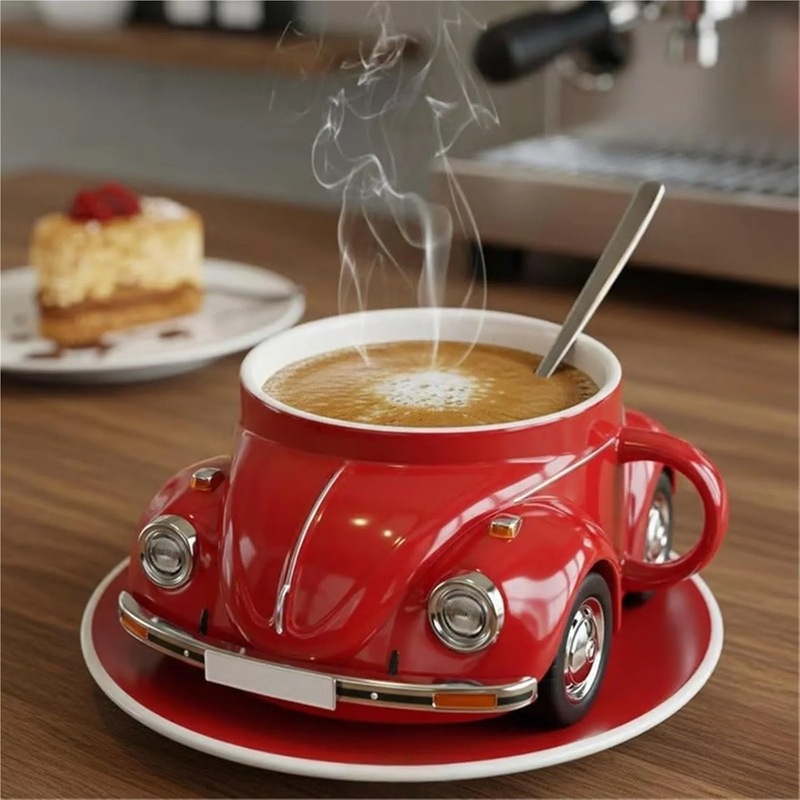 国境を越えた新しいカブトムシ型コーヒーマグカブトムシ型コーヒーカップマグ家庭用品|undefined