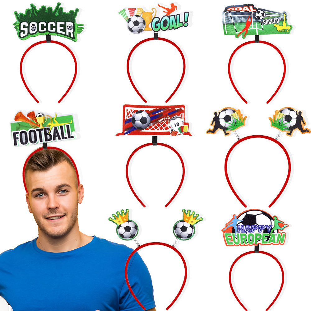 Copa del Mundo de Estados Unidos Copa de Canadá Fútbol fanáticos de decoración de cabello bandas de pelo accesorios de fotos porristas
