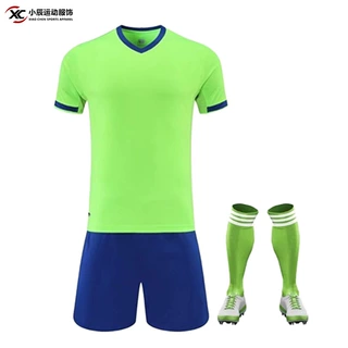 夏季运动足球服套装团购T桖男款短袖印制训练服学生比赛队服印制