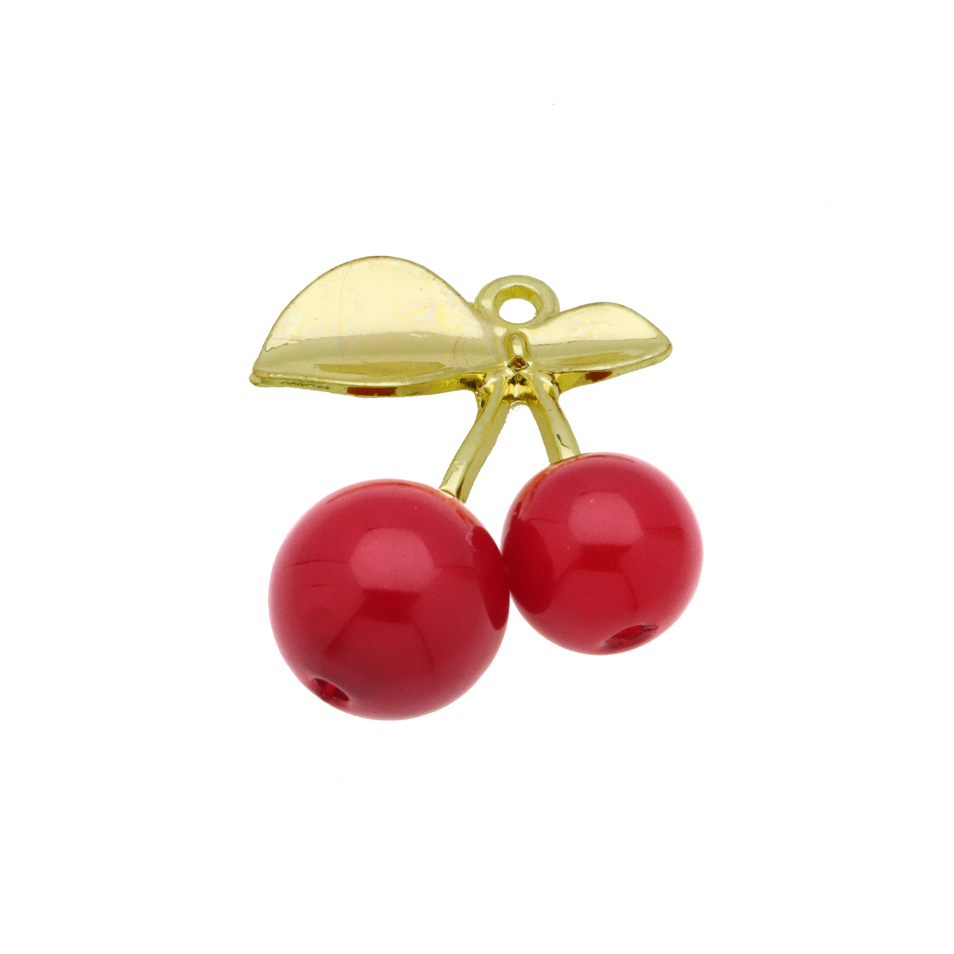8g Weight Pendant Jewelry Making Type 20*28mm, 25 * 29mm, 30*33mm Jewelry Making Size DIY Jewelry Accessories Classification 1 Piece Quantity Copper Material Cherry, Heart Shape Pattern Enamel Design Simple Style Style 1 Piece 20*28mm 25 * 29mm 30*33mm Copper Cherry Heart Shape Pendant 5