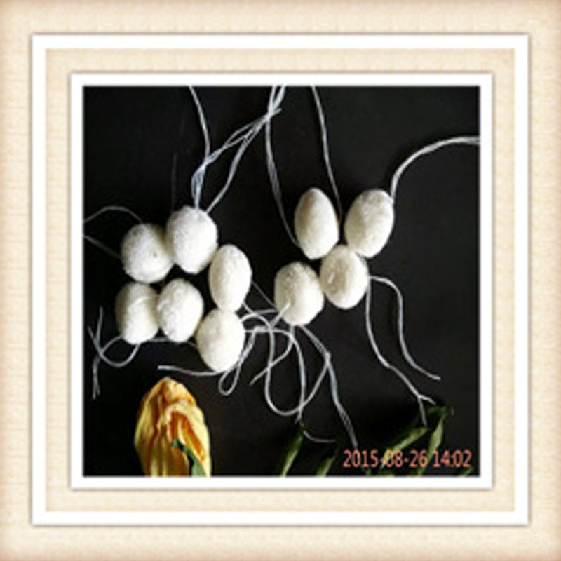 厂家直供 锦纶 开司棉材质绒球花边 毛毛球花边 毛球玩具鞋帽用