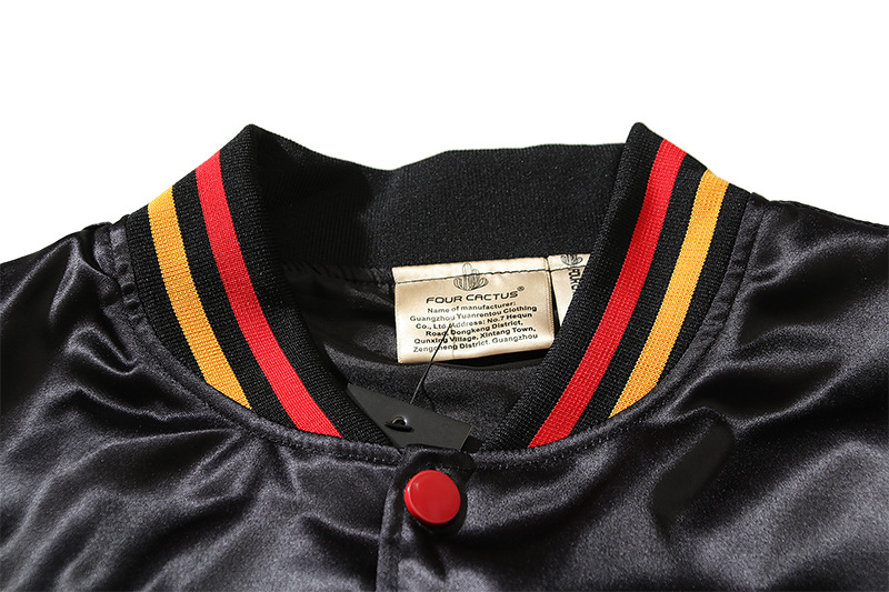 Herrenbekleidung Ins Super Hot Vintage Basketball Retro Handtuch Stickerei Flammendruck Sport Baseballuniform Herren Lederjacke_voghion.com