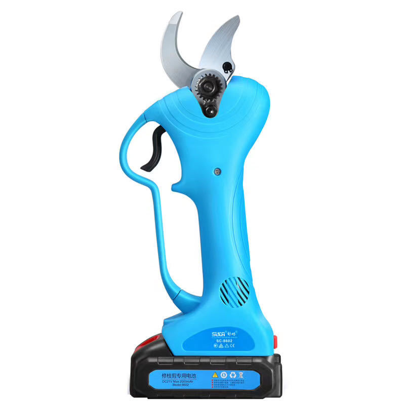 Shuchang 2,5 cm hogar tijeras de podar eléctricas tijeras de árbol frutal tijeras de jardinería Radio