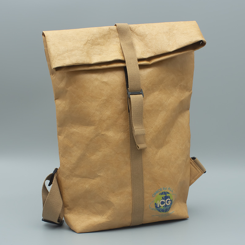 复古风可水洗牛皮纸包装袋礼品购物旅游单肩手提斜跨包支持定 做