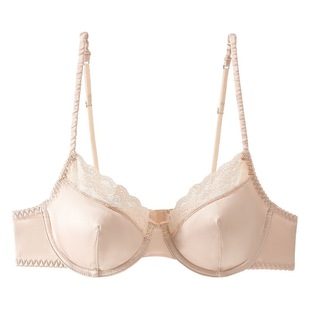 New French style underwear women's bohemian style satin satin lace edge sexy bra BRAS1820