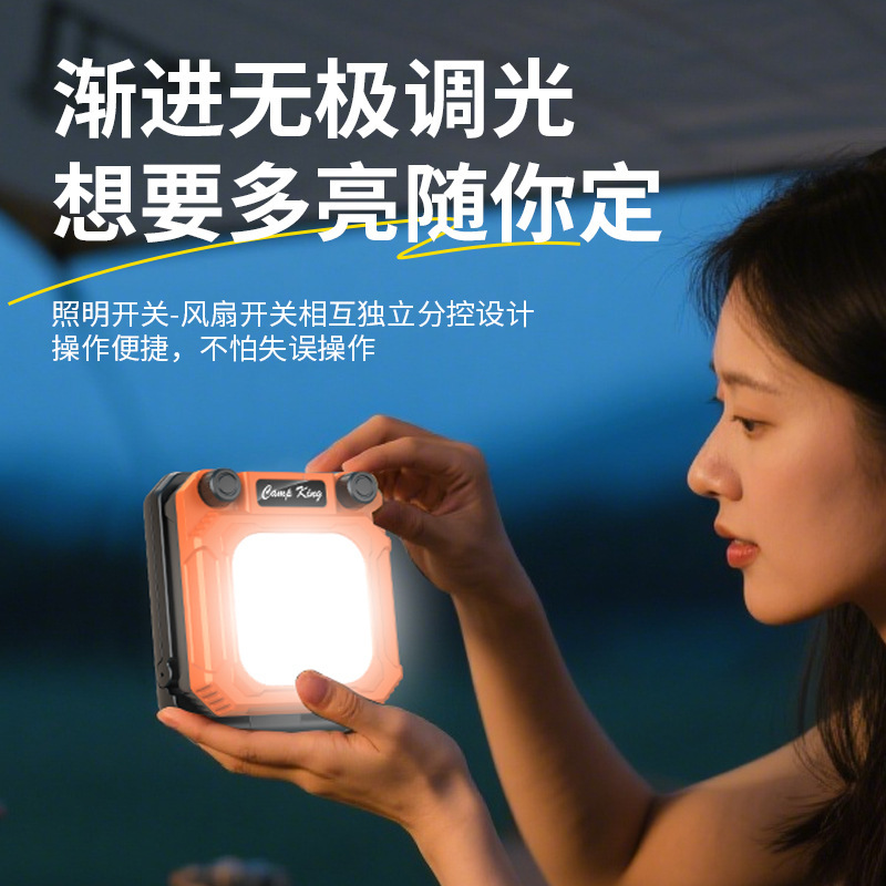 户外露营灯长续航营地帐篷灯手摇充电便携式折叠多功能应急工作灯|undefined