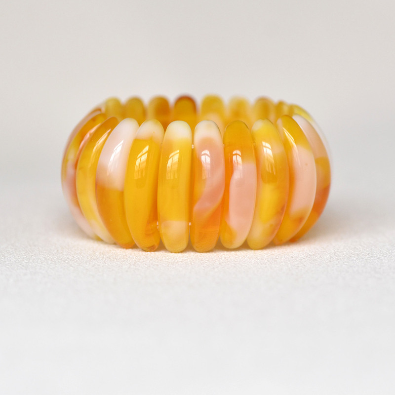 Middle East Cross-Border New Fashion Mixed Color Resin Bracelet Women's Bracelet Handmade Beaded Jewelry Bracelet