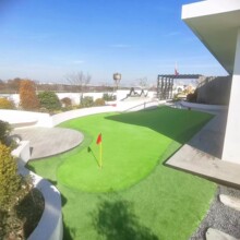 高尔夫职业级嵌沙果岭 现场施工型果岭 植沙式果岭 25MM/30MM户外