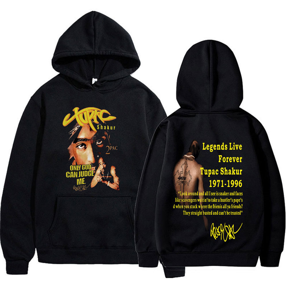 Rapper Tupac 2pac Shakur Hoodies Men's Women Clothing Hip Ho