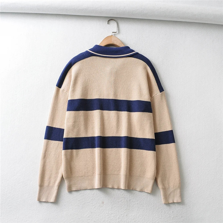 casual fashion simple loose pullover sweater NSLD35157