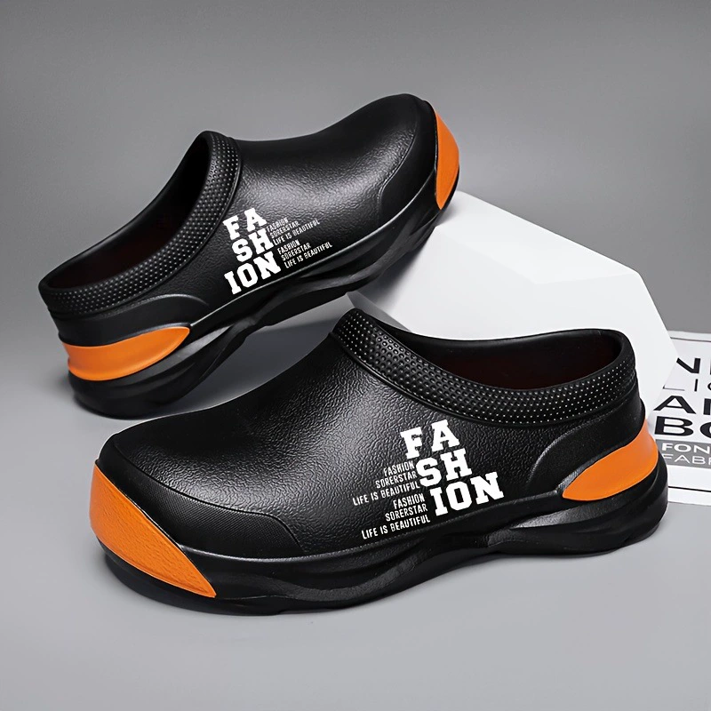 2025 новых кроссовок-мулы для дропшиппинга, легкие, нескользящие, однотонные, круглые, для трансграничной торговли