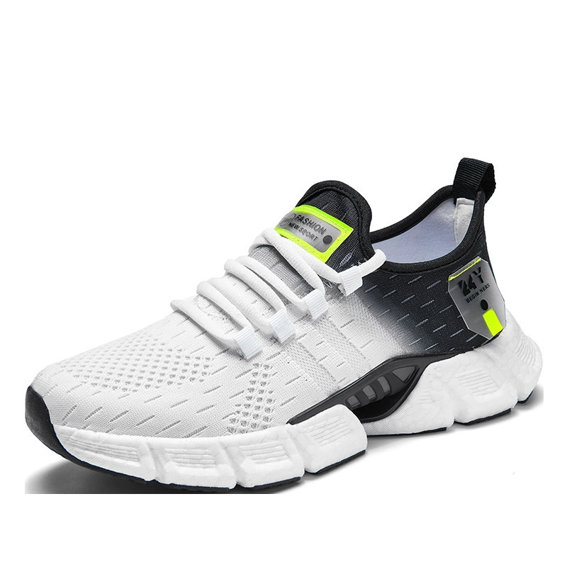 Demi-season footwear, sports shoes for leisure for beloved, gradient, for teenagers, for running