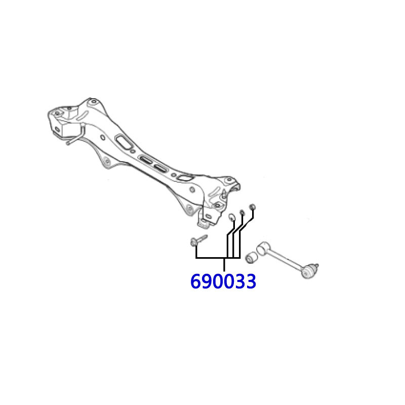 Control Arm Bolt for Hyundai Kia I30 Elantra 55220-2H100 2229-007-KIT