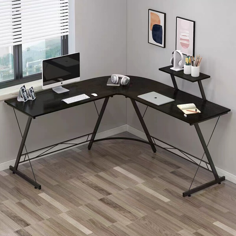 Corner L-Shaped Desktop Computer Table Home Small Apartment Corner Desk Space-Saving Writing Desk Simple Office Desk