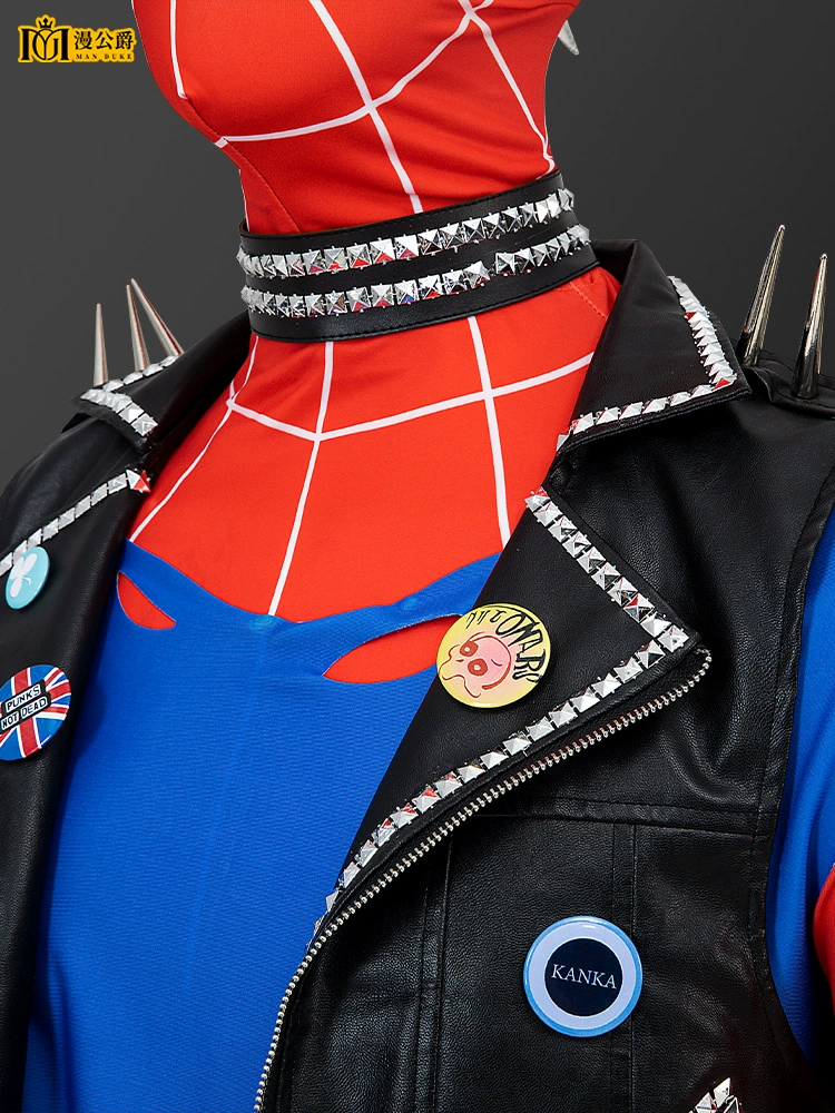 Дуплекс:漫公爵 Spider -Man вертикальный и горизонтальный космический панк Spider -Man Hoby COS одежда соединения одежды для выступления на Хэллоуин