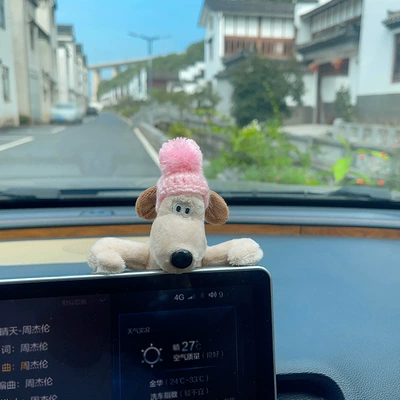 Other Automotive Interior Supplies: sweater bag pendant Internet red - display-pink-line-cap-doll