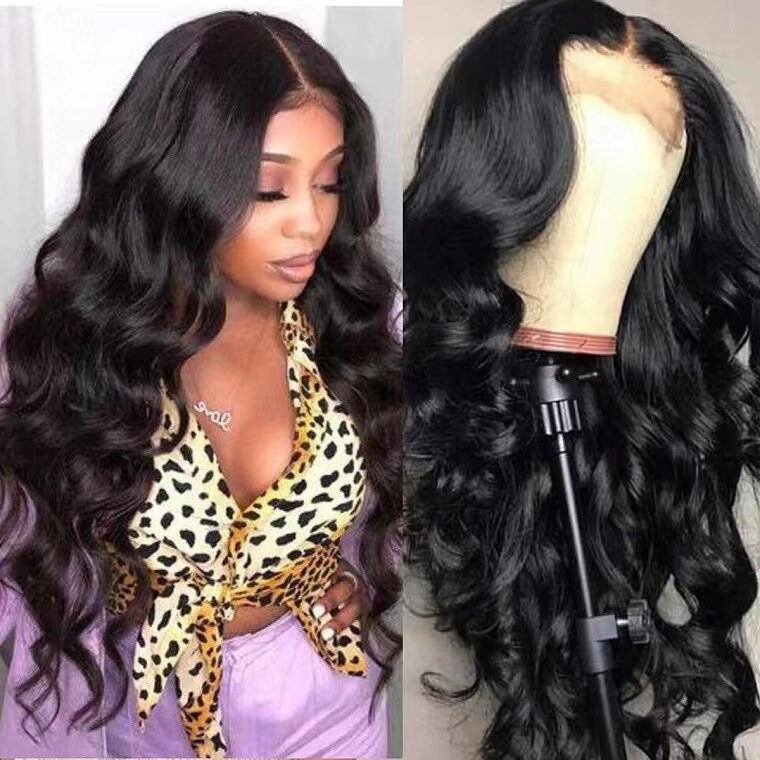 AliExpress new European and American women's wig long curly hair medium points fluffy wave chemical fiber high temperature silk wigs in stock generation hair