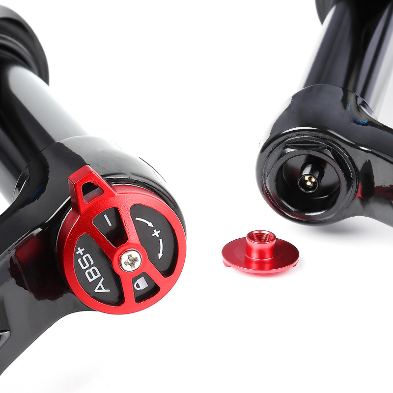 Viaron bicicleta de montaña horquilla delantera amortiguador horquilla de gas 26/27.5/29 pulgadas tubo recto hombro control aire presión amortiguador horquilla delantera