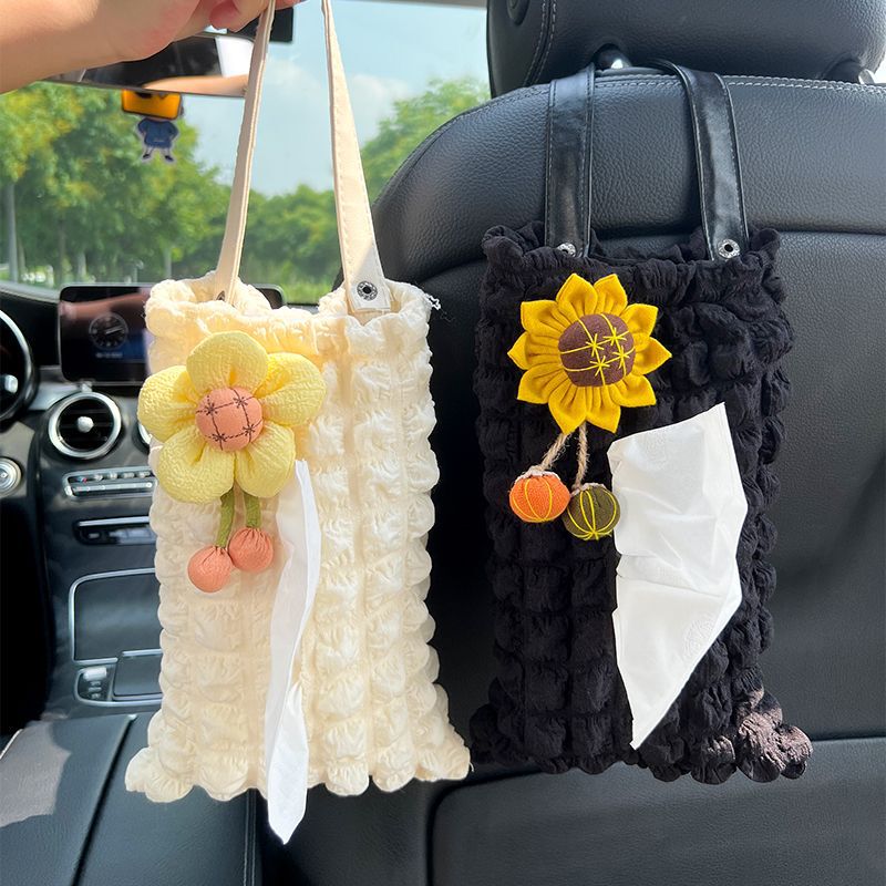 車のティッシュの箱のシートの背もたれ式のネットの爆発の泡芙格の自動車のサンシェードは多機能のティッシュを掛けて引き出します。|undefined