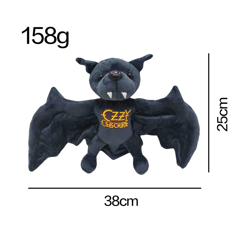 跨境新品ozzy osbourne bat  奥兹·奥斯本蝙蝠毛绒玩具玩偶公仔|undefined