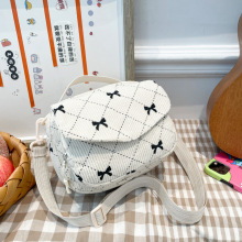 格纹手拎包包女2025春夏新款单肩包手提包休闲洋气包时尚潮流女包